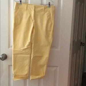 LOFT Yellow Chinos